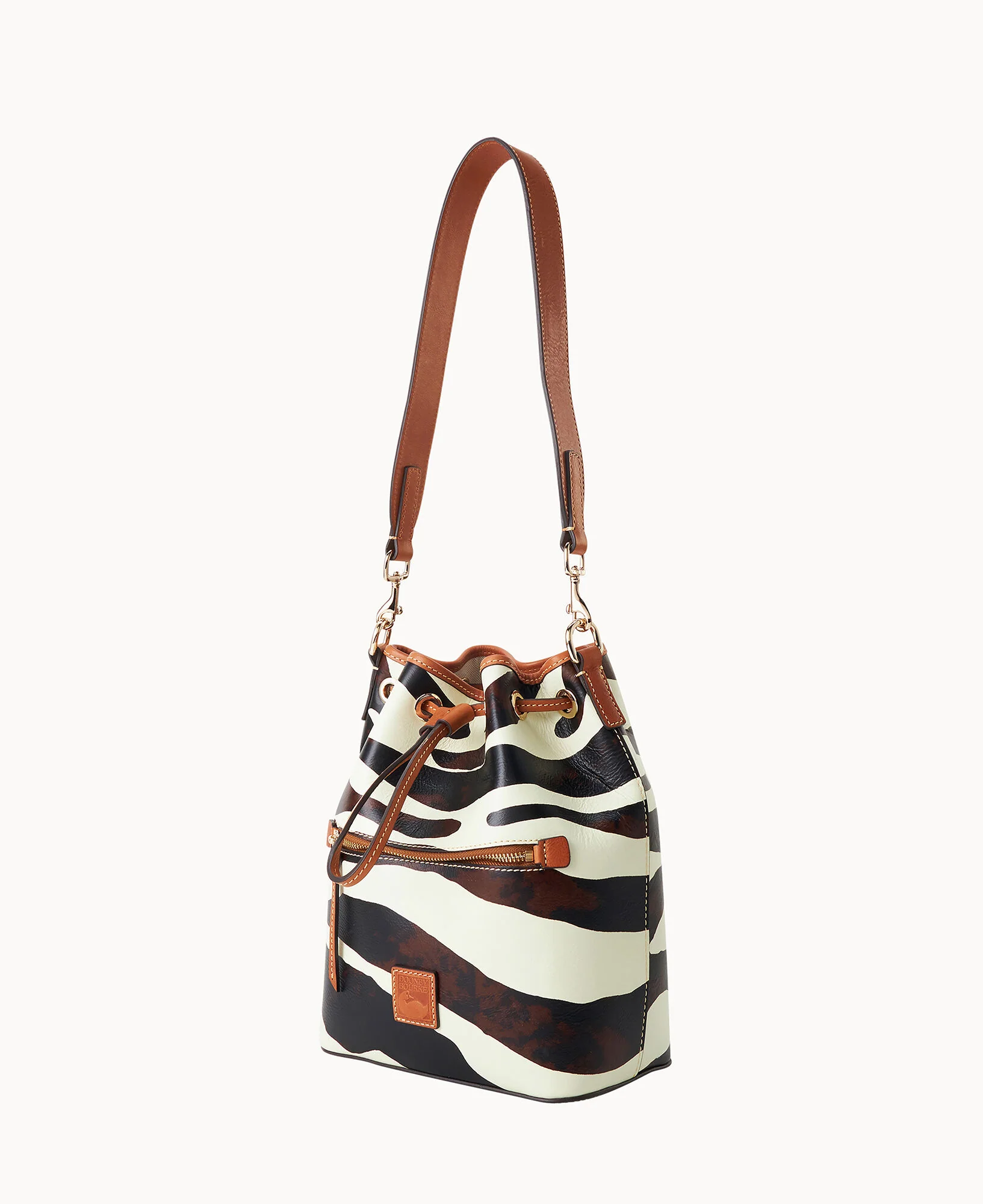Zebra Leather Drawstring - Image 2