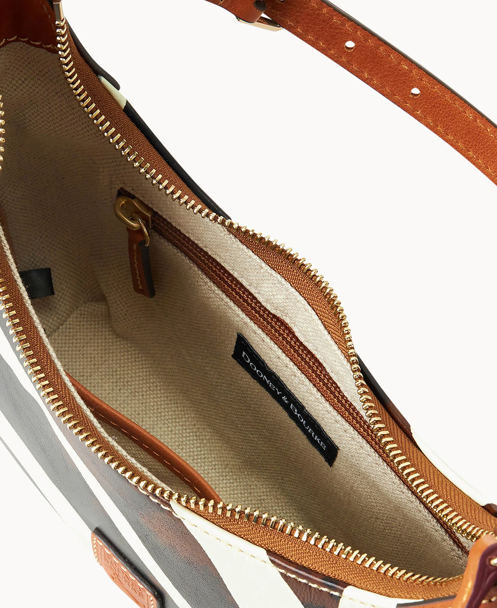 Zebra Leather Hobo - Image 3