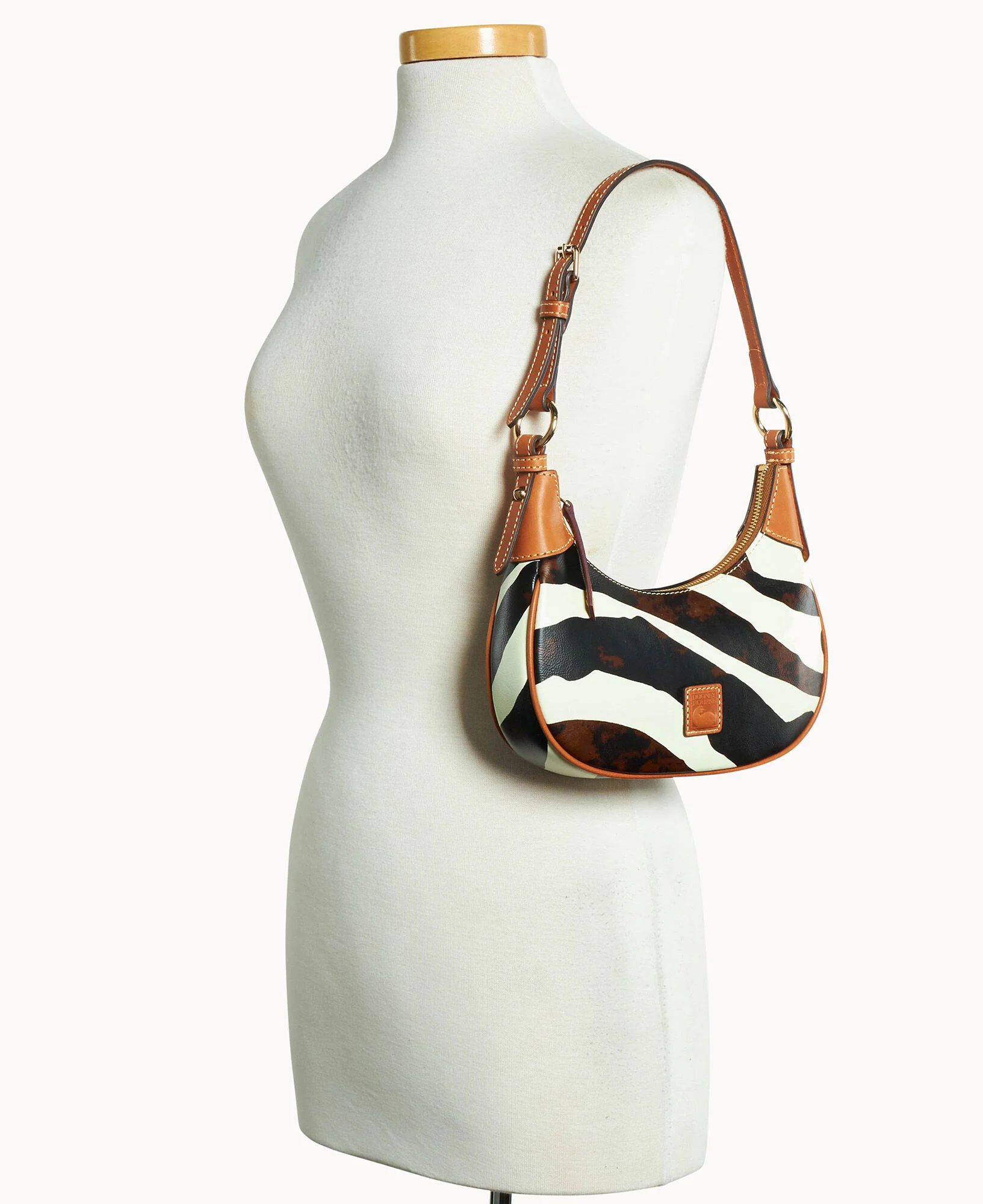 Zebra Leather Hobo - Image 4